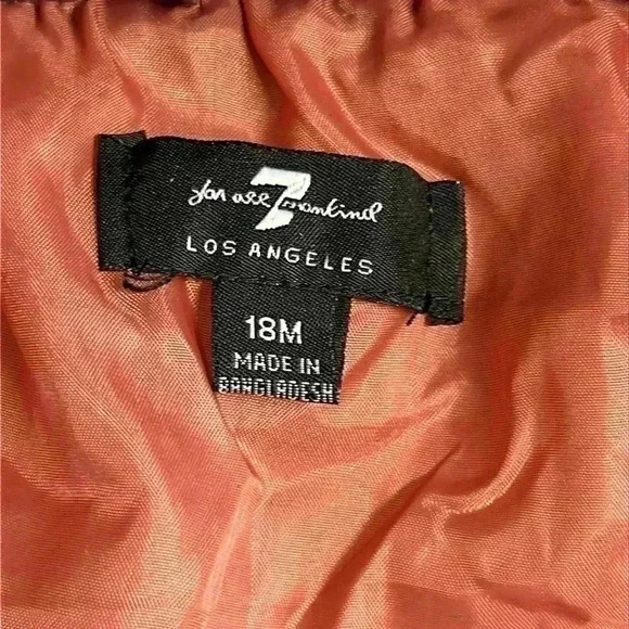 7 for all Mankind - NWOT - poly filled winter puffer jacket. Size 18 mo - Picture 5 of 6